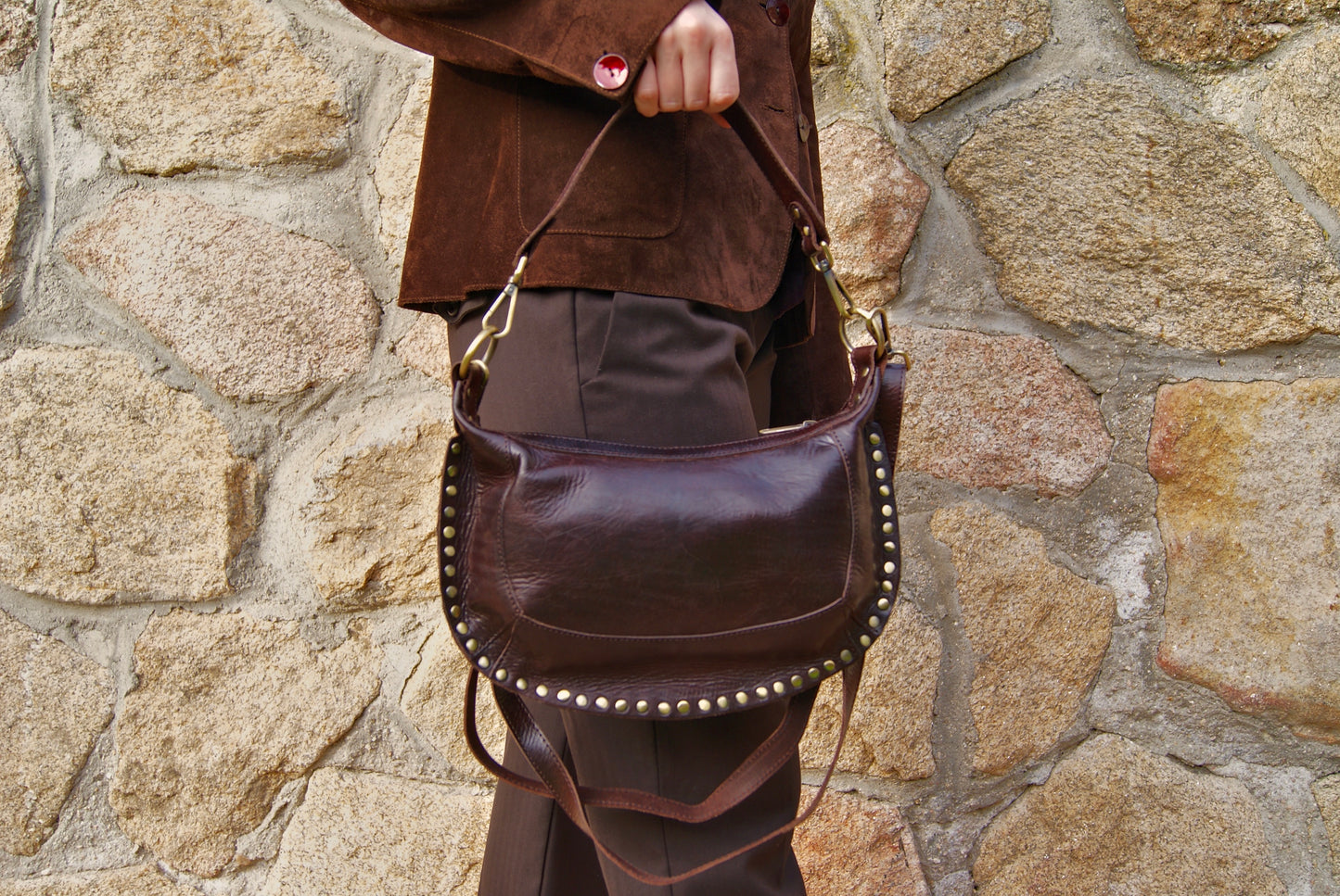 Posado bolso Numa Claudia marron 